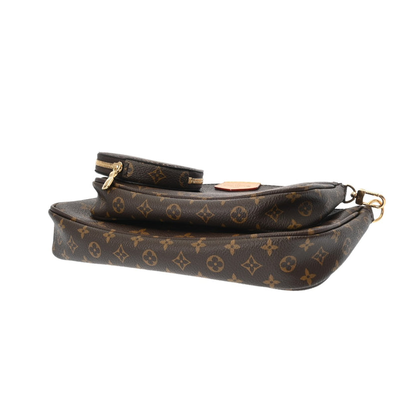 LOUIS VUITTON ルイヴィトン モノグラム ミュルティ ポシェットアクセソワール ローズクレール M44840 レディース モノグラムキャンバス ショルダーバッグ Aランク 中古 銀蔵