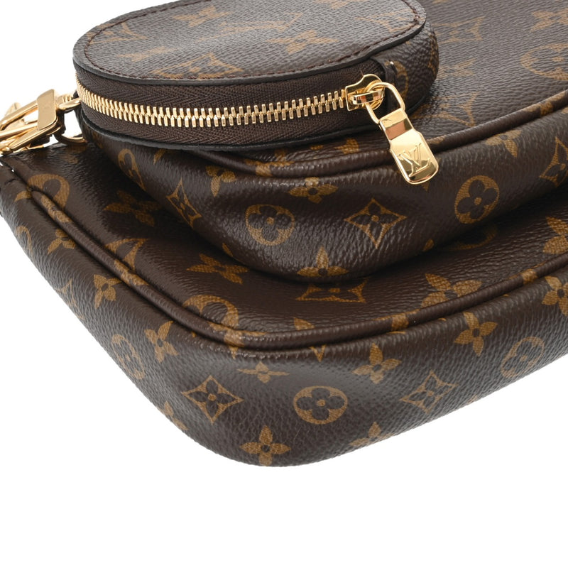 LOUIS VUITTON ルイヴィトン モノグラム ミュルティ ポシェットアクセソワール ローズクレール M44840 レディース モノグラムキャンバス ショルダーバッグ Aランク 中古 銀蔵