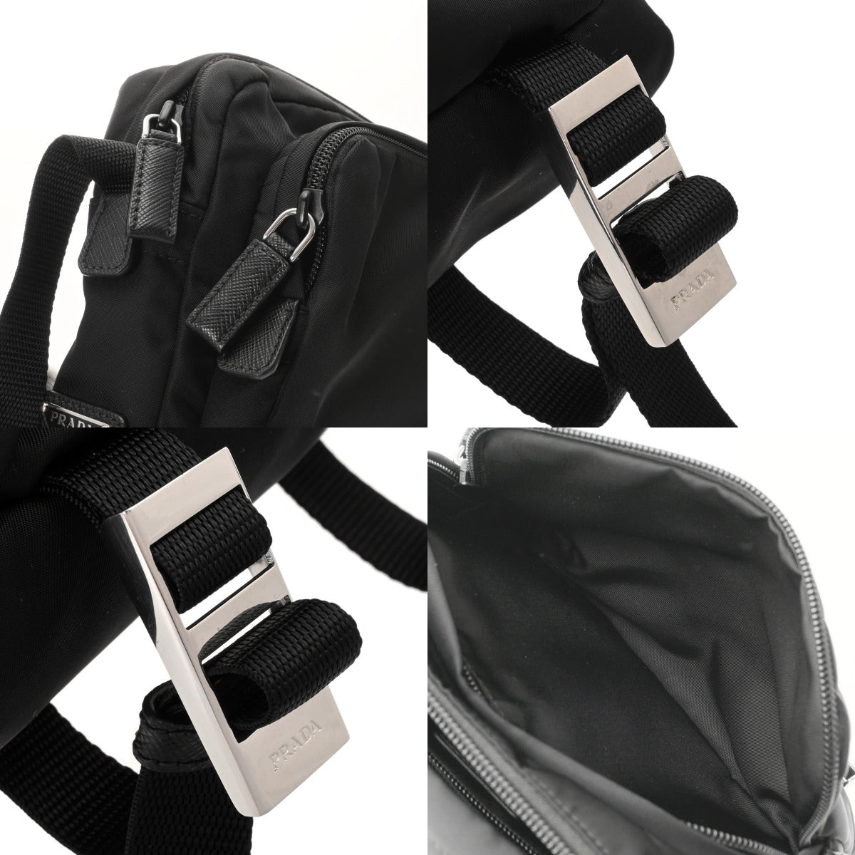 プラダ ショルダーバッグ ブラック メンズ ナイロン ショルダーバッグ