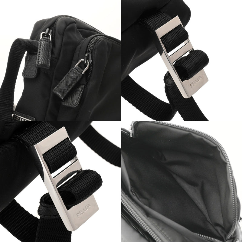 PRADA プラダ ショルダーバッグ ブラック 2VH043 メンズ ナイロン ショルダーバッグ Aランク 中古 銀蔵