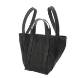 BALENCIAGA バレンシアガ エブリデイ XS 2WAY ブラック 672793 レディース デニム レザー ハンドバッグ Aランク 中古 銀蔵