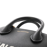 BALENCIAGA バレンシアガ ヴィル トップハンドル XXS ブラック 525050 レディース レザー ハンドバッグ Aランク 中古 銀蔵