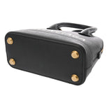 BALENCIAGA バレンシアガ ヴィル トップハンドル XXS ブラック 525050 レディース レザー ハンドバッグ Aランク 中古 銀蔵