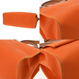 HERMES エルメス エールバッグ ジップ MM 2WAY オレンジ ナチュラル □N刻印(2010年頃) ユニセックス ヴァッシュハンター トワルオフィシェ ハンドバッグ ABランク 中古 銀蔵