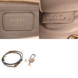 LOEWE ロエベ アマソナ 23 ホワイト レディース カーフ ハンドバッグ Bランク 中古 銀蔵