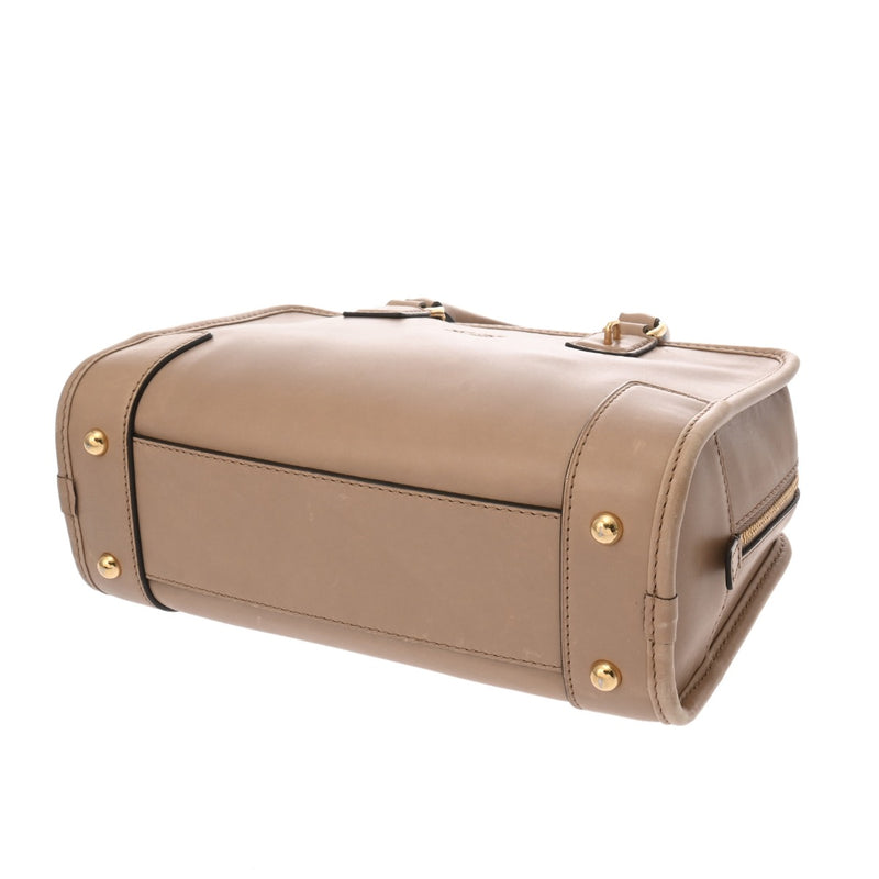 LOEWE ロエベ アマソナ 23 ホワイト レディース カーフ ハンドバッグ Bランク 中古 銀蔵