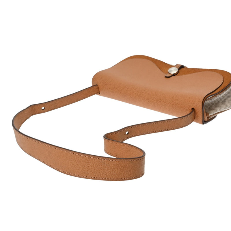 HERMES エルメス サック コロラド PM ナチュラル エクリュ □I刻印(2005年頃) ユニセックス トワルシェブロン ヴァッシュリエージュ ショルダーバッグ Aランク 中古 銀蔵