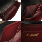 CHANEL シャネル マトラッセ ダイアナ 25cm チェーンショルダー ブラック A01165 レディース ラムスキン ショルダーバッグ ABランク 中古 銀蔵