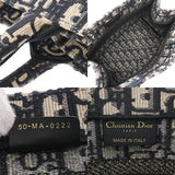 CHRISTIAN DIOR クリスチャンディオール ブックトート スモール  ネイビー/ベージュ レディース キャンバス トートバッグ ABランク 中古 銀蔵