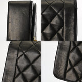 CHANEL シャネル マトラッセ ダイアナ 25cm チェーンショルダー ブラック A01165 レディース ラムスキン ショルダーバッグ ABランク 中古 銀蔵