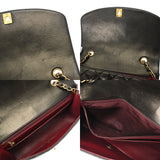 CHANEL シャネル マトラッセ ダイアナ 25cm チェーンショルダー ブラック A01165 レディース ラムスキン ショルダーバッグ ABランク 中古 銀蔵