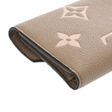 LOUIS VUITTON ルイヴィトン モノグラムアンプラント ポルトフォイユ ヴィクトリーヌ トゥルトレームクレーム M81861 レディース レザー 二つ折り財布 Aランク 中古 銀蔵
