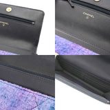 CHANEL シャネル シャネル19 チェーンショルダーバッグ パープル/ブルー レディース キルティング/カーフ ショルダーバッグ ABランク 中古 銀蔵