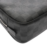 LOUIS VUITTON ルイヴィトン ダミエグラフィット トゥルーストワレ GM ブラック N47521 メンズ ダミエキャンバス ポーチ Aランク 中古 銀蔵