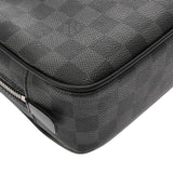 LOUIS VUITTON ルイヴィトン ダミエグラフィット トゥルーストワレ GM ブラック N47521 メンズ ダミエキャンバス ポーチ Aランク 中古 銀蔵