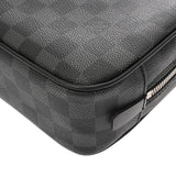 LOUIS VUITTON ルイヴィトン ダミエグラフィット トゥルーストワレ GM ブラック N47521 メンズ ダミエキャンバス ポーチ Aランク 中古 銀蔵