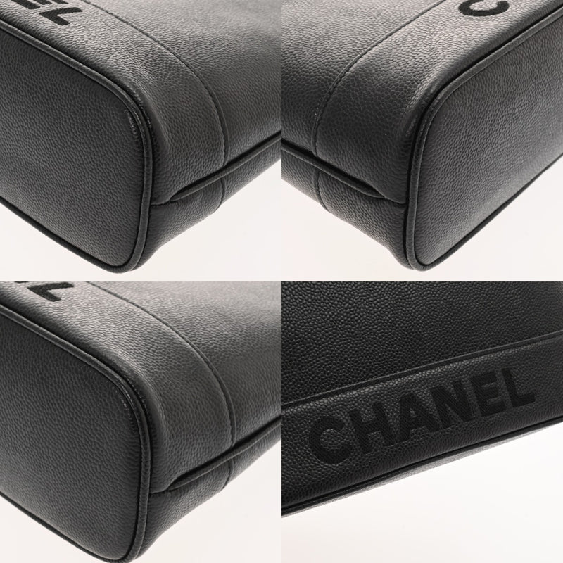 CHANEL シャネル チェーンショルダーバッグ ブラック レディース キャビアスキン ショルダーバッグ Aランク 中古 銀蔵