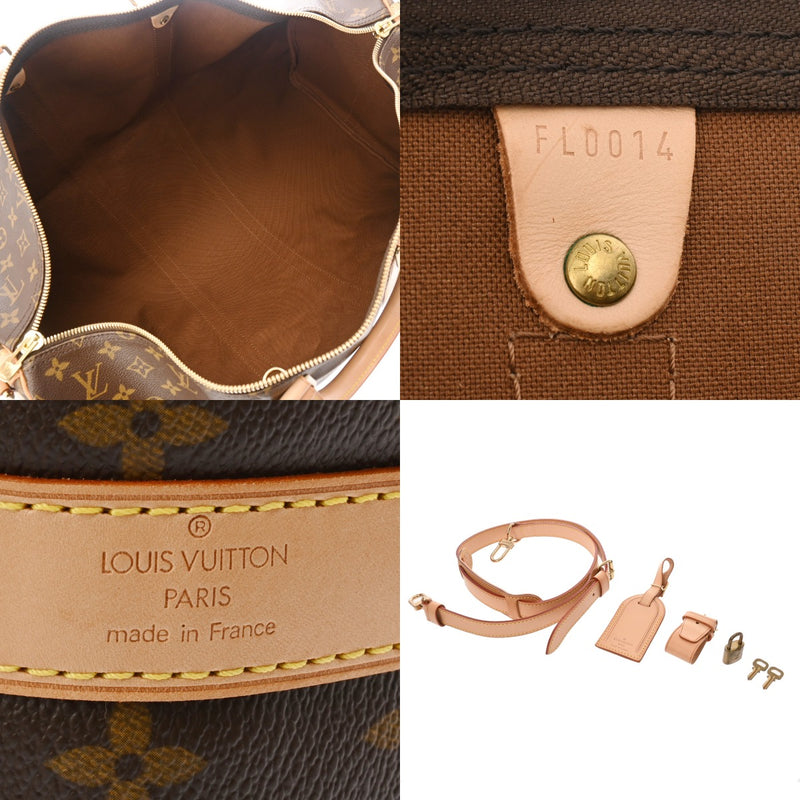 LOUIS VUITTON ルイヴィトン モノグラム キーポル バンドリエール 55 ブラウン M41414 ユニセックス モノグラムキャンバス ボストンバッグ ABランク 中古 銀蔵