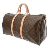 LOUIS VUITTON ルイヴィトン モノグラム キーポル バンドリエール 55 ブラウン M41414 ユニセックス モノグラムキャンバス ボストンバッグ ABランク 中古 銀蔵