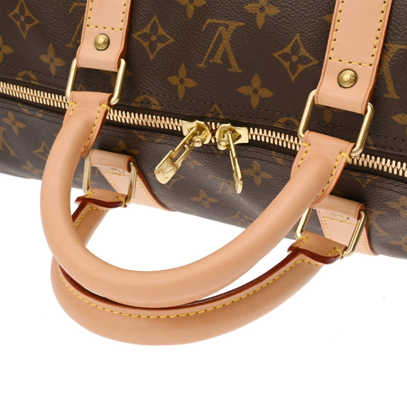 LOUIS VUITTON ルイヴィトン モノグラム キーポル バンドリエール 55 ブラウン M41414 ユニセックス モノグラムキャンバス ボストンバッグ ABランク 中古 銀蔵