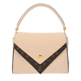 LOUIS VUITTON ルイヴィトン モノグラム ドゥブル V クレーム M54438 レディース モノグラムキャンバス ハンドバッグ ABランク 中古 銀蔵