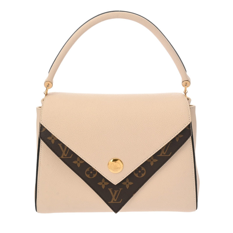 ルイヴィトン ドゥブル V 14145 クレーム レディース モノグラム