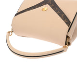 LOUIS VUITTON ルイヴィトン モノグラム ドゥブル V クレーム M54438 レディース モノグラムキャンバス ハンドバッグ ABランク 中古 銀蔵
