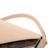 LOUIS VUITTON ルイヴィトン モノグラム ドゥブル V クレーム M54438 レディース モノグラムキャンバス ハンドバッグ ABランク 中古 銀蔵