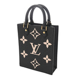 LOUIS VUITTON ルイヴィトン モノグラムアンプラント プティットサックプラ ノワール/ベージュ M81416 レディース レザー 2WAYバッグ 中古 銀蔵