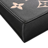 LOUIS VUITTON ルイヴィトン モノグラムアンプラント プティットサックプラ ノワール/ベージュ M81416 レディース レザー 2WAYバッグ 中古 銀蔵