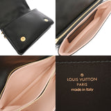LOUIS VUITTON ルイヴィトン モノグラム エンボス ポシェットクッサン ノワール M80742 レディース ラムレザー ショルダーバッグ Aランク 中古 銀蔵