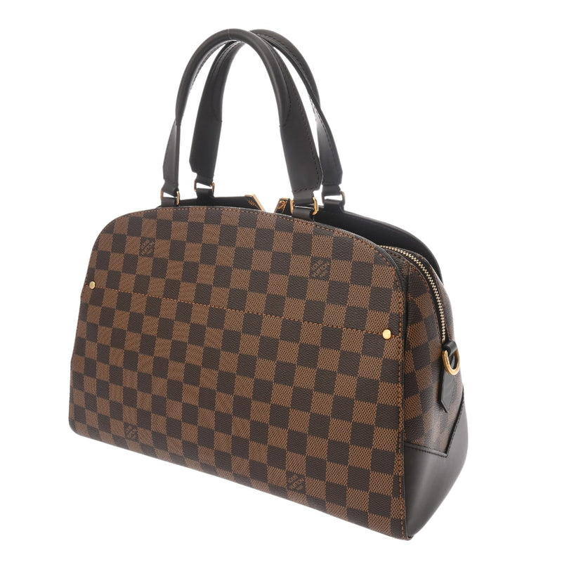 LOUIS VUITTON ルイヴィトン ダミエ ケンジントン ボーリング 2WAY ブラウン N41505 レディース ダミエキャンバス ハンドバッグ Aランク 中古 銀蔵
