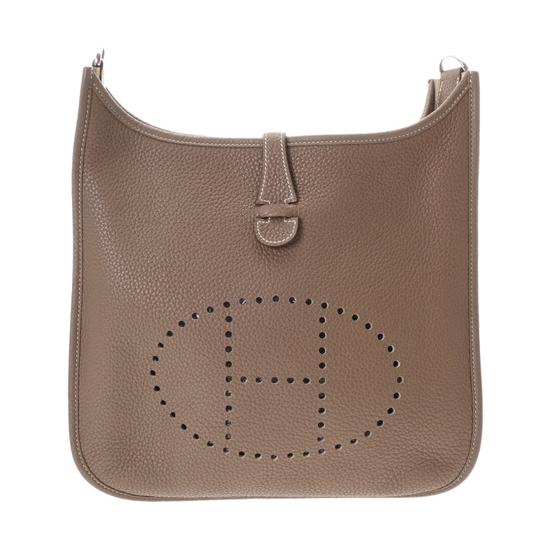 HERMES エルメス エブリン エヴリン3 PM エトゥープ □R刻印(2014年頃) ユニセックス トリヨンクレマンス ショルダーバッグ Aランク 中古 銀蔵