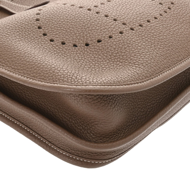 HERMES エルメス エブリン エヴリン3 PM エトゥープ □R刻印(2014年頃) ユニセックス トリヨンクレマンス ショルダーバッグ Aランク 中古 銀蔵