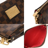 LOUIS VUITTON ルイヴィトン ダミエ エヴァ 2WAY ブラウン N55213 レディース ダミエキャンバス ショルダーバッグ ABランク 中古 銀蔵