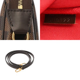 LOUIS VUITTON ルイヴィトン ダミエ エヴァ 2WAY ブラウン N55213 レディース ダミエキャンバス ショルダーバッグ ABランク 中古 銀蔵