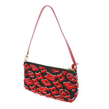LOUIS VUITTON ルイヴィトン LV×UF ポシェットアクセソワ―ル 赤/黒 M45548 レディース コーティングキャンバス / タフタ アクセサリーポーチ Aランク 中古 銀蔵