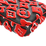 LOUIS VUITTON ルイヴィトン LV×UF ポシェットアクセソワ―ル 赤/黒 M45548 レディース コーティングキャンバス / タフタ アクセサリーポーチ Aランク 中古 銀蔵