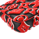 LOUIS VUITTON ルイヴィトン LV×UF ポシェットアクセソワ―ル 赤/黒 M45548 レディース コーティングキャンバス / タフタ アクセサリーポーチ Aランク 中古 銀蔵
