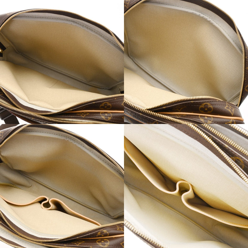 LOUIS VUITTON ルイヴィトン モノグラム リポーター GM ブラウン M45252 レディース モノグラムキャンバス ショルダーバッグ ABランク 中古 銀蔵