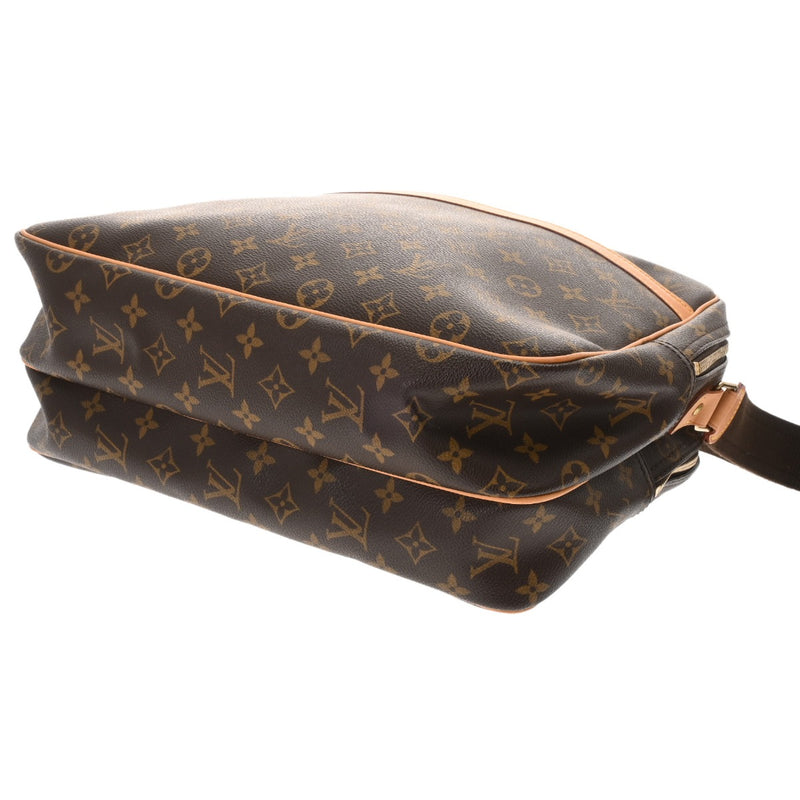 LOUIS VUITTON ルイヴィトン モノグラム リポーター GM ブラウン M45252 レディース モノグラムキャンバス ショルダーバッグ ABランク 中古 銀蔵