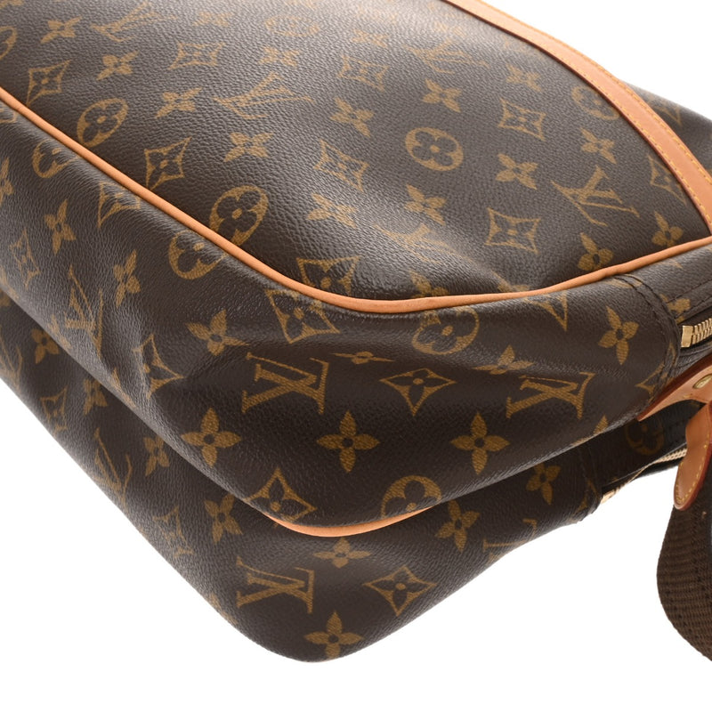 LOUIS VUITTON ルイヴィトン モノグラム リポーター GM ブラウン M45252 レディース モノグラムキャンバス ショルダーバッグ ABランク 中古 銀蔵