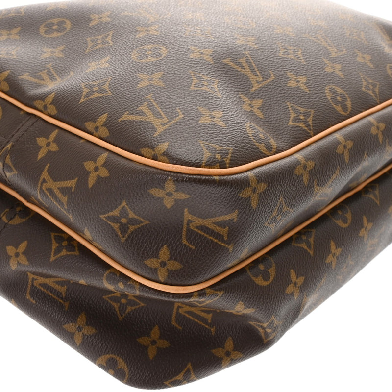 LOUIS VUITTON ルイヴィトン モノグラム リポーター GM ブラウン M45252 レディース モノグラムキャンバス ショルダーバッグ ABランク 中古 銀蔵