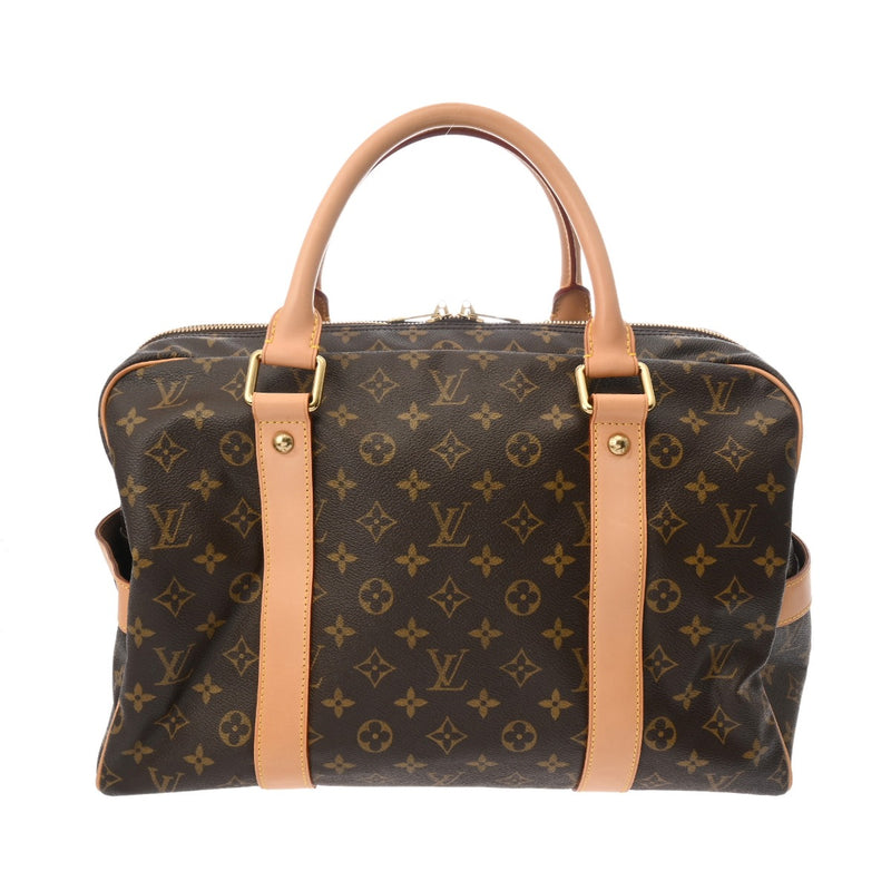 LOUIS VUITTON ルイヴィトン モノグラム キャリーオール ブラウン M40074 レディース モノグラムキャンバス ボストンバッグ Aランク 中古 銀蔵