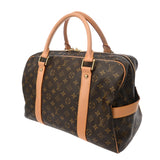 LOUIS VUITTON ルイヴィトン モノグラム キャリーオール ブラウン M40074 レディース モノグラムキャンバス ボストンバッグ Aランク 中古 銀蔵