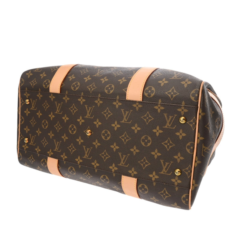 LOUIS VUITTON ルイヴィトン モノグラム キャリーオール ブラウン M40074 レディース モノグラムキャンバス ボストンバッグ Aランク 中古 銀蔵