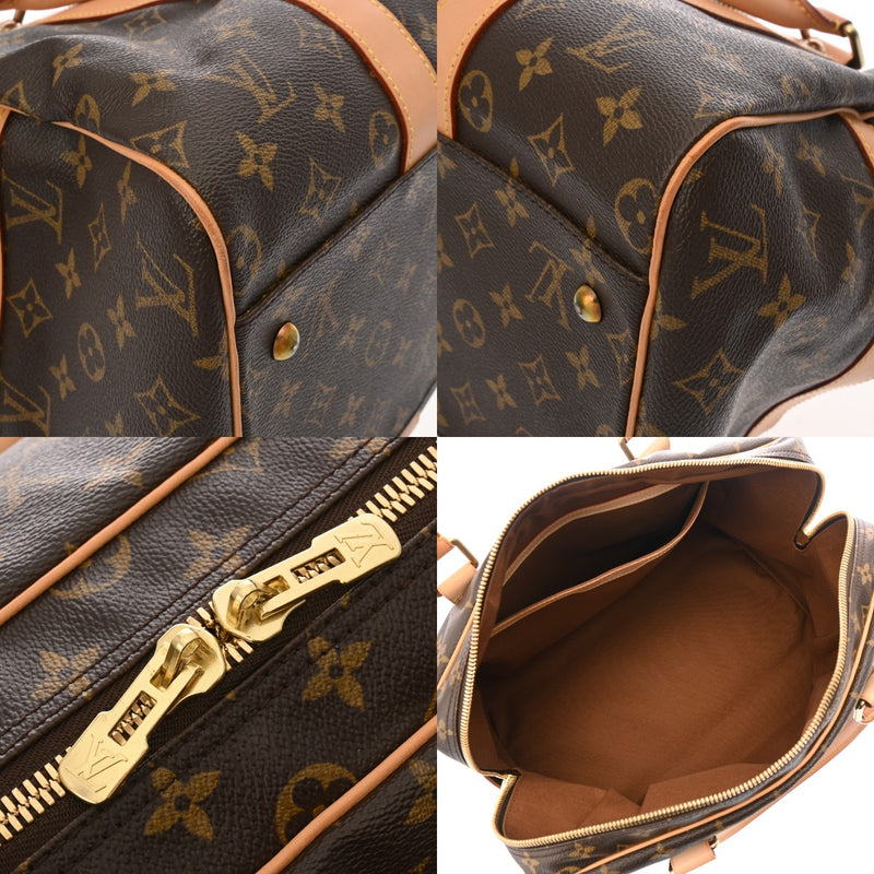 LOUIS VUITTON ルイヴィトン モノグラム キャリーオール ブラウン M40074 レディース モノグラムキャンバス ボストンバッグ Aランク 中古 銀蔵