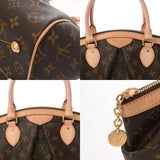 LOUIS VUITTON ルイヴィトン モノグラム ティボリ PM ブラウン M40143 レディース モノグラムキャンバス ハンドバッグ Aランク 中古 銀蔵
