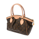 LOUIS VUITTON ルイヴィトン モノグラム ティボリ PM ブラウン M40143 レディース モノグラムキャンバス ハンドバッグ Aランク 中古 銀蔵