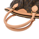 LOUIS VUITTON ルイヴィトン モノグラム ティボリ PM ブラウン M40143 レディース モノグラムキャンバス ハンドバッグ Aランク 中古 銀蔵